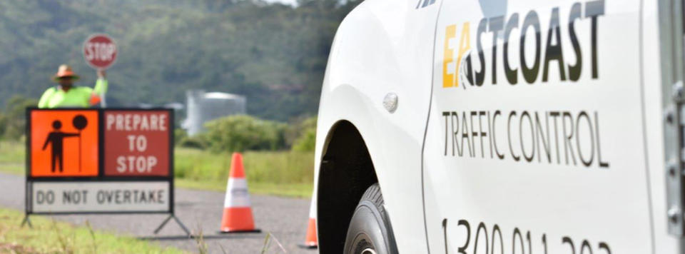 East Coast Traffic Control logo on a car